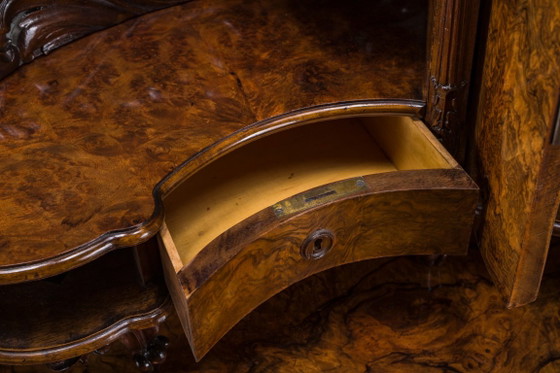 Escritorio Tocador Antiguo Louis Philippe de Nogal, 1860 – Wood (photo 8 of 28)