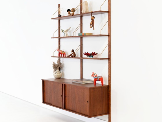 Teak Modular Shelving Unit, Danish Design, 1960s, Made in Denmark – Wood (photo 3 of 15)