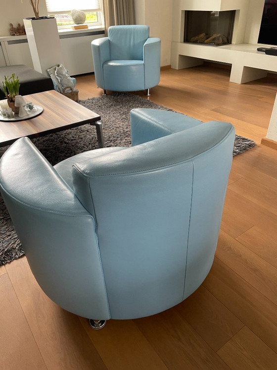 Image 1 of 2 Montel armchairs Color ice blue