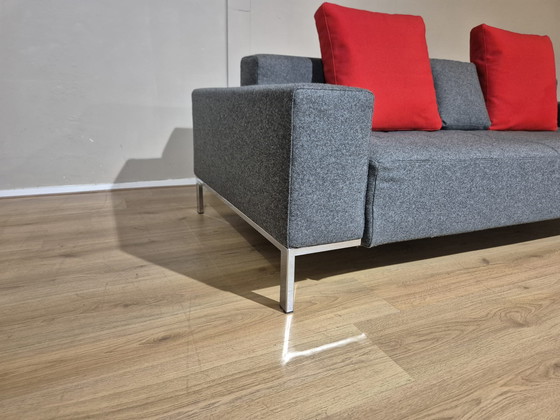 Image 1 of Zanotta Alfa 3 Seater - Gray - Wool Fabric - Top condition - Design.