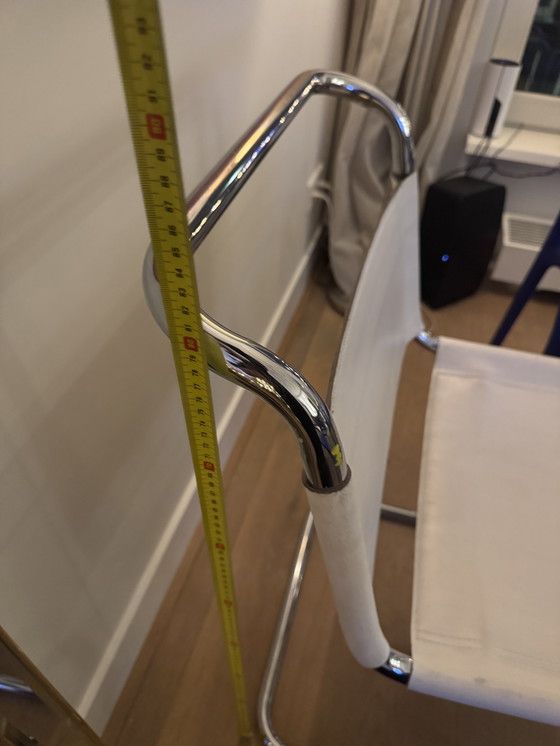 Image 1 of 2 x leren / chrome stoel