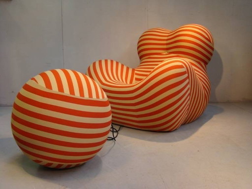 B&B Italia big Mama Up Armchair + ball new show model