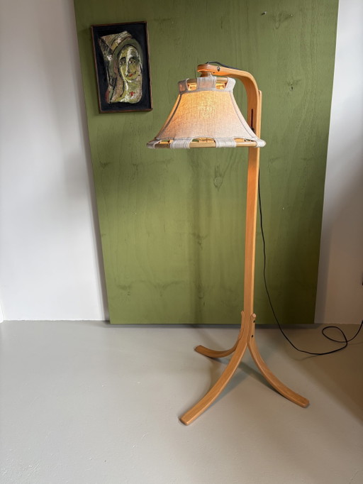 Ateljé Lyktan Anna Lámpara de pie – vloerlampen, Canvas, Wood (photo 2 of 11)