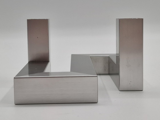 Image 1 of Candelabro de diseño que incluye velas a juego marcadas "Amabient"