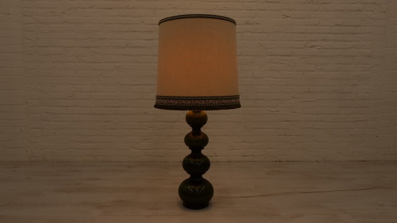Image 1 of Lampada da tavolo vintage XL | Ceramica | Lampada a bolla Kaiser Leuchten