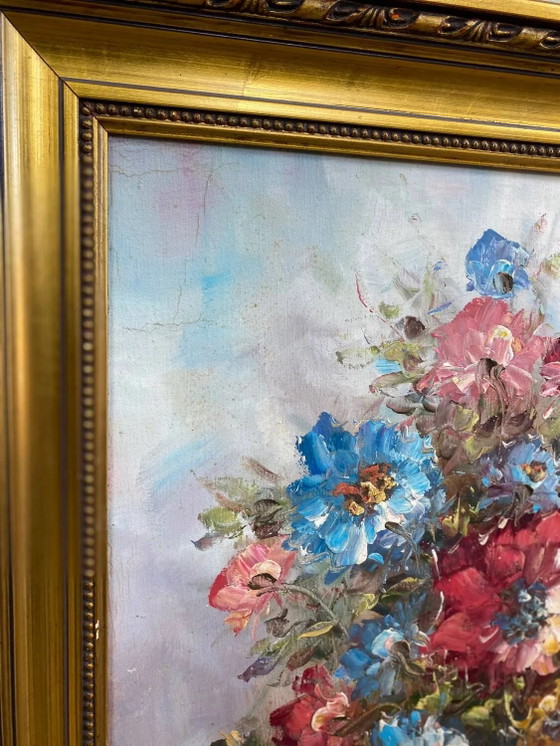 Dipinto a olio su tela bouquet – Sullivan, Dipinti e disegni, Legno (photo 7 of 15)