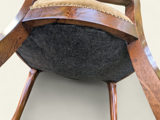 Image 1 of Rareté ! Chaise de salon baroque - chaise à accoudoirs vintage avec rembourrage, très bon état, pièce de collection rare