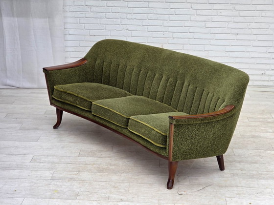 Image 1 of Divano vintage norvegese a 3 posti, anni '70, in legno di teak.