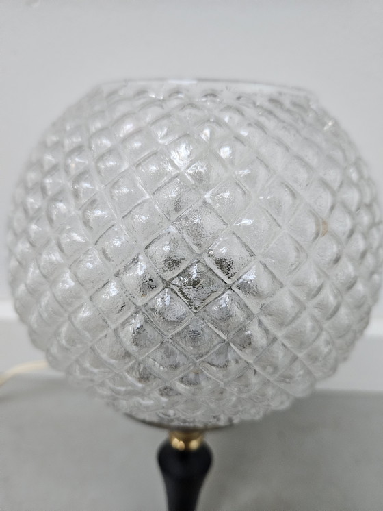 Image 1 of Vintage Wall Lamp with Crystal Glass