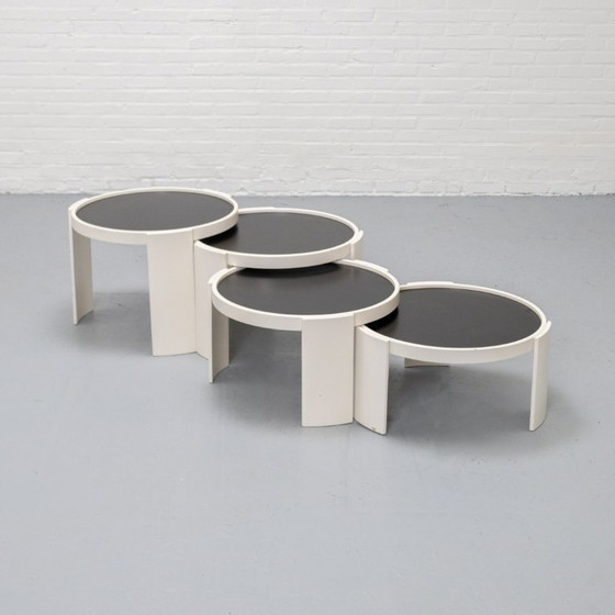 Image 1 of Cassina 780/783 Nesting Tables Gianfranco Frattini '70s