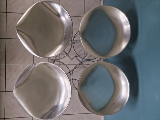 4 Amat Jamaica Barstools By Pepe Cortes