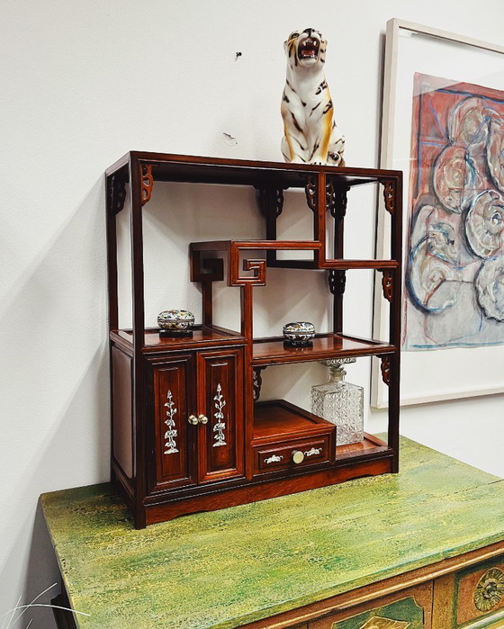Image 1 of Small Chinese Display Cabinet