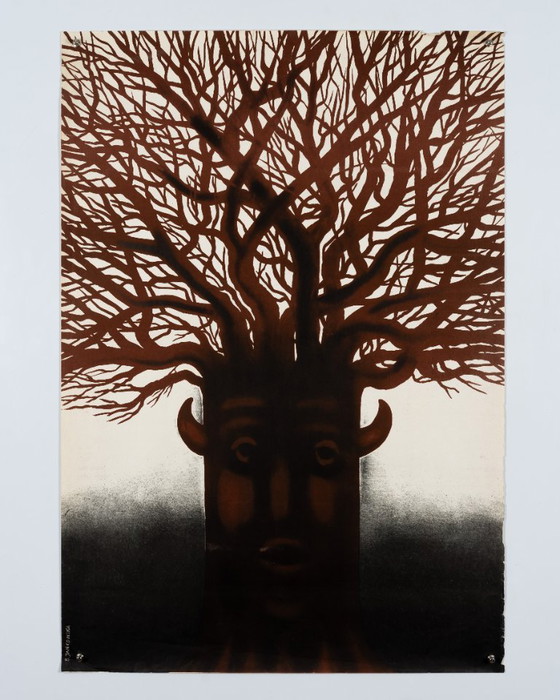 Mumer's Play – 1975 – Locandina teatrale originale d'epoca di B. Jankowska – Design polacco – 98x68 cm (photo 3 of 8)