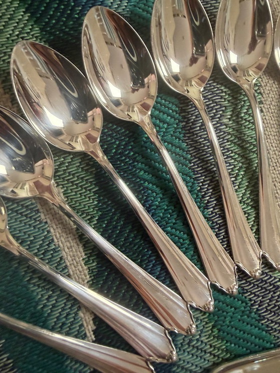 Original BSF Besteck-Set Englisch Chippendale – 156 Teile – 800er Silber – Top Zustand (photo 12 of 12)
