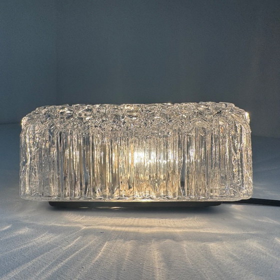 VINTAGE SMALL LIMBURG WALL LIGHT – Glass (photo 2 of 10)