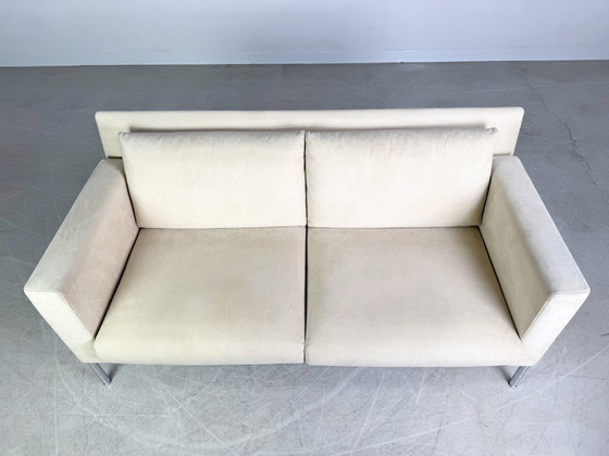 Image 1 of Original Walter Knoll sofa Jason 391 suede beige design