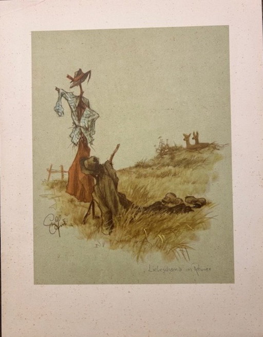 7 fun German hunting pictures by Heinz Geilfus