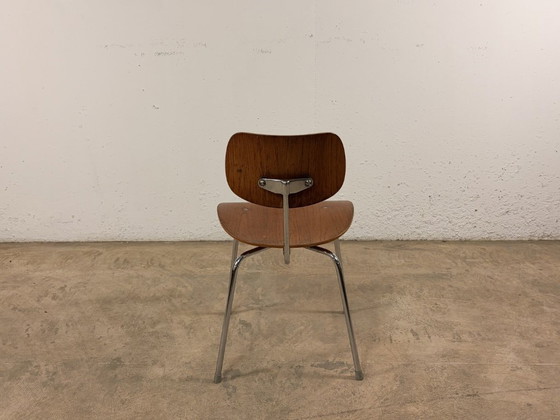 Image 1 of Mid-Century Modern Model SE 68 eetkamerstoel van Egon Eiermann voor Wilde + Spieth, jaren 1950.