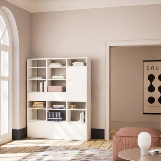 Image 1 of Rangement mural Tylko blanc avec portes et tiroirs