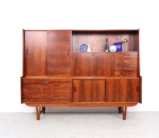 Image 1 of Vintage Dutch design buffet cabinet with asymmetrical layout, 1960s