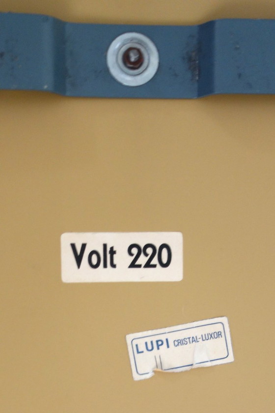 Image 1 of Ovale afgeschuinde spiegel van Lupi Cristal Luxor, Italië, 1970