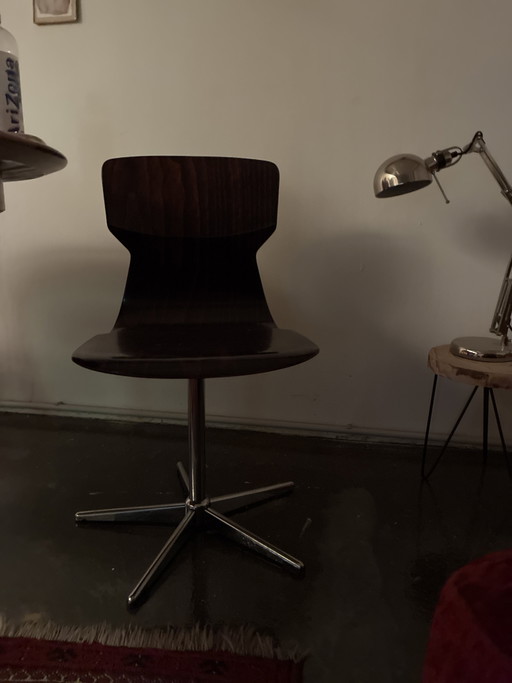 Sedie scandinave della serie "Obo-Formsitz" di Casala – draaistoelen, Metal, Wood (photo 2 of 9)