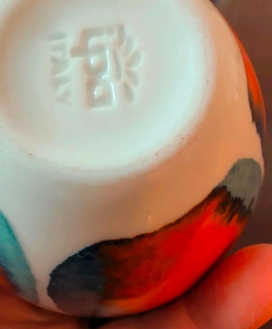Tazza Cappuccino Illy Art Collection 2011 - Francesco Clemente – Stoviglie, Porcellana, Ceramica (photo 3 of 5)