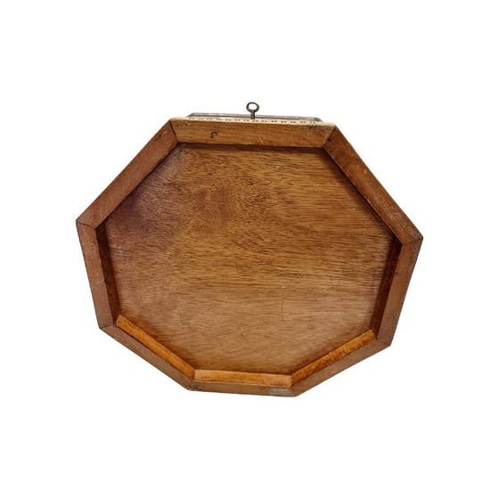 Image 1 of Grande boîte à bijoux ancienne incrustée de nacre, fin du XXe siècle