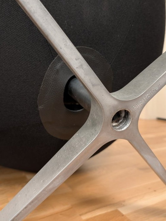 Image 1 of Arne Jacobsen Egg Chair with Ottoman