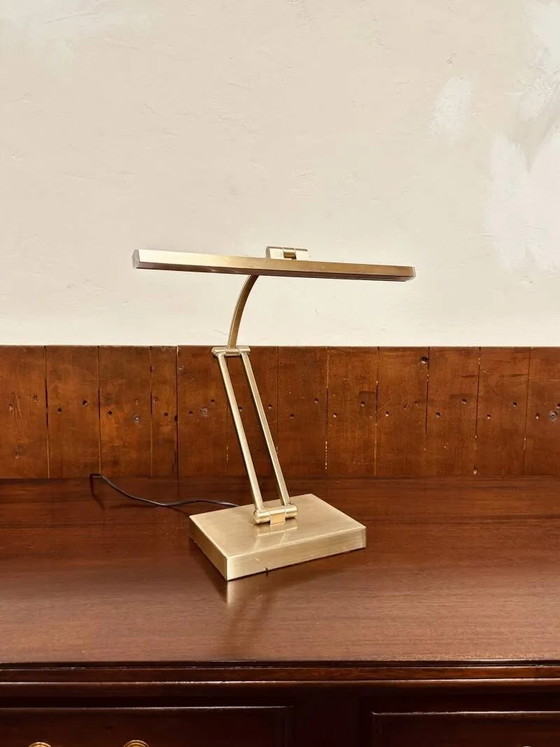 Lampada da tavolo classica in ottone per pianoforte, Lampade da tavolo, Vintage (foto 3 di 7)