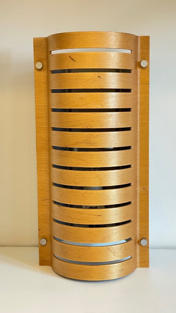 Image 1 of Vintage Ikea Bent Wood Wall Sconce