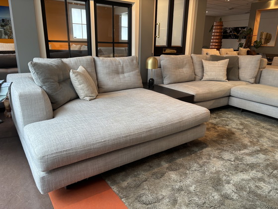 Image 1 of Minotti Alexander modular corner sofa fabric cat. G