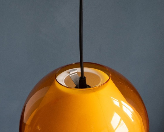 Image 1 of Gele Space Age 70er Designlampe