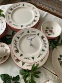 Wedgwood Windsor Christmas Crockery set with Christmas motif