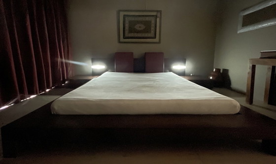 Cadre de lit plateforme Rossetto Armobil 'Win' de design italien King Size (180x200) – Excellent état ! (photo 10 of 10)