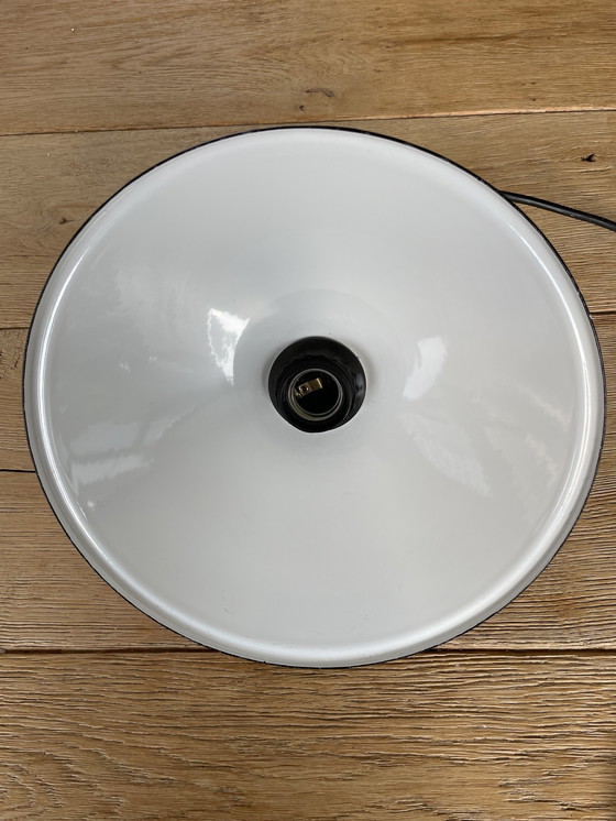 Image 1 of Lampada vintage in metallo arancione