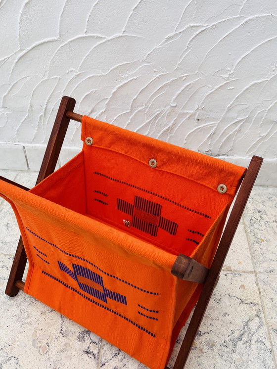 Image 1 of Porte-revue en tissus vintage 