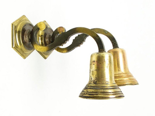 Vintage Eclectic Sconces, Poland, 1950s, Set of 2 – wandlampen, Brass