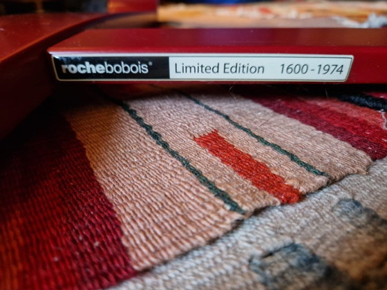 Image 1 of MAGNIFICA POLTRONA IN PELLE ROSSA ROCHE BOBOS