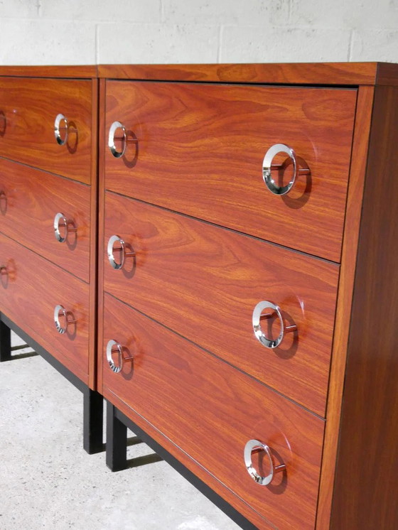 petite commode Formica, 1960 – Métal, Vintage (photo 3 of 8)