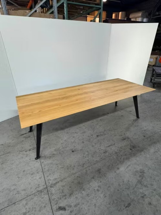 New Bert Plantagie Oak Dining Table Rectangular 260x110x76cm – Wood (photo 3 of 5)