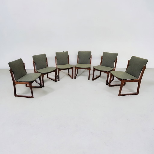 Set di 6 sedie in teak