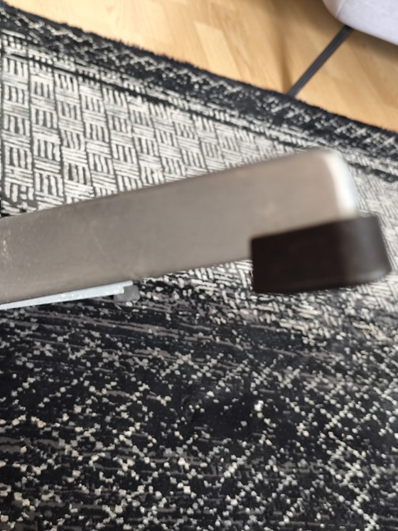 Image 1 of Arne Jacobsen for Fritz Hansen RARE 3-Arm Black - Model 3513 / coffee table (1958/60) Ø 110 cm