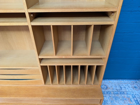 Image 1 of Libreria vintage in rovere / mobile porta dischi, Marian Grabinski per IKEA, anni '60