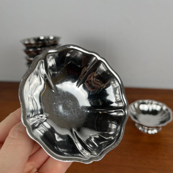 Image 1 of Set of 12 stainless steel ice cream cups