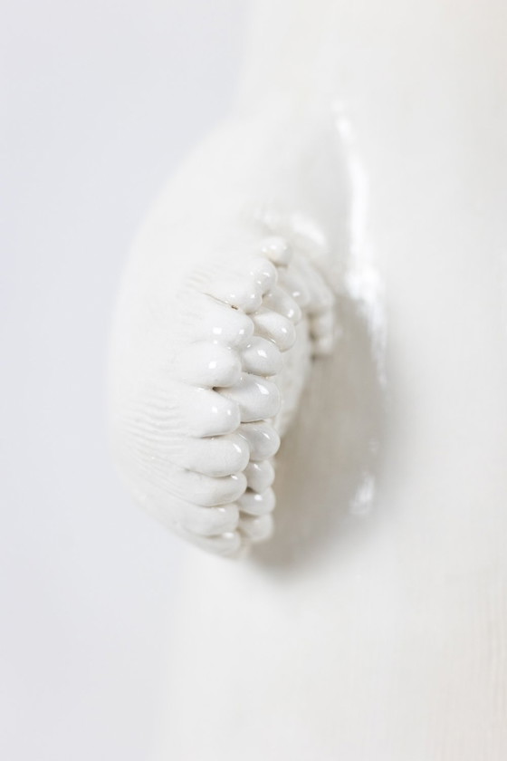 Image 1 of Valérie Courtet - Oso blanco de pie - Obra contemporánea