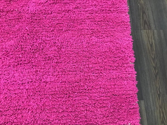 Image 1 of Handgeknüpfter rosa marokkanischer Boujaad-Teppich – 3 x 2 m