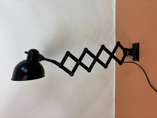 Kaiser Idell 6718 Scheren-Wandleuchte von Christian Dell für Kaiser Idell – 1930er