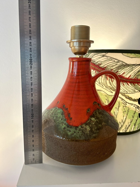 Image 1 of Draadloze vaaslamp van West-Duits aardewerk