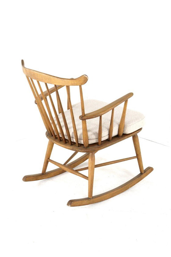 Image 1 of Børge Mogensen for FDB Møbler rocking chair armchair vintage